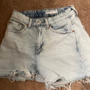 Garage light wash Jean shorts